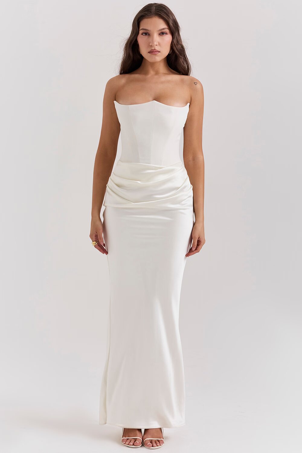 LILLY STRAPLESS CORSET DRESS