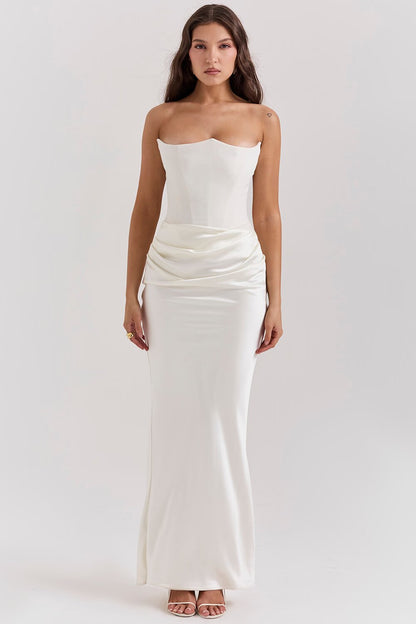 LILLY STRAPLESS CORSET DRESS