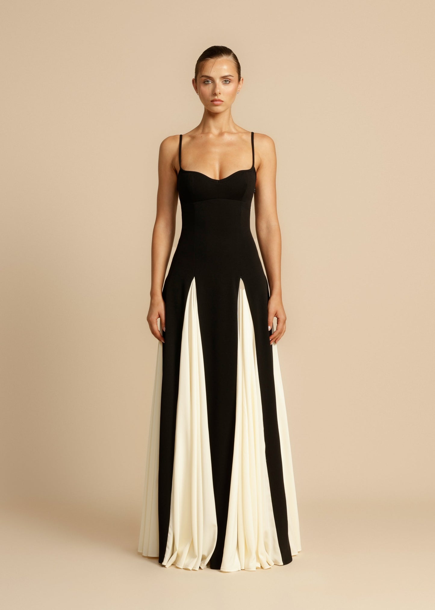 GRISELDA COLOR BLOCK MAXI DRESS