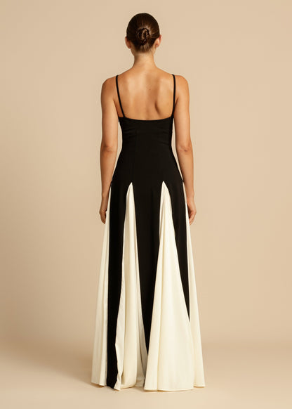 GRISELDA COLOR BLOCK MAXI DRESS