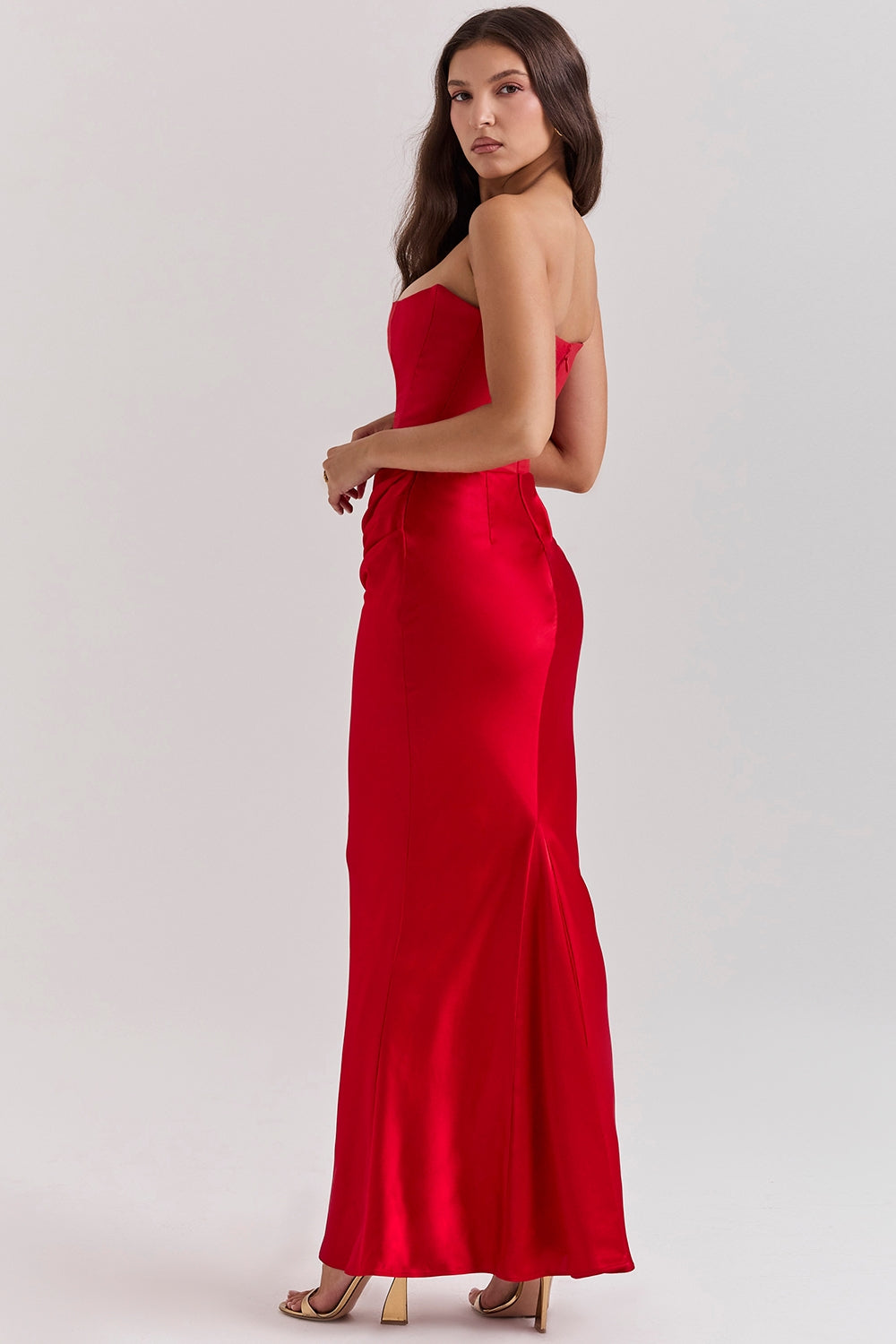 LILLY STRAPLESS CORSET DRESS