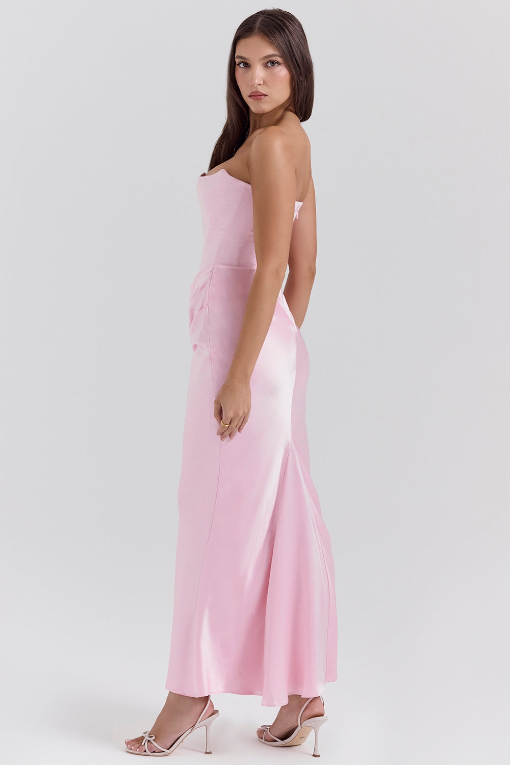 LILLY STRAPLESS CORSET DRESS