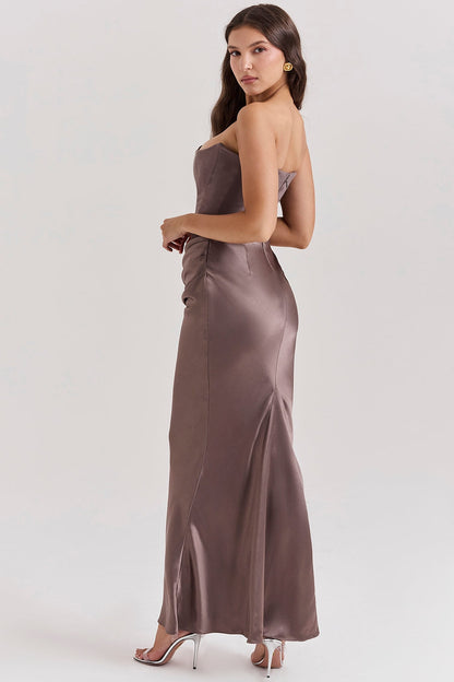LILLY STRAPLESS CORSET DRESS