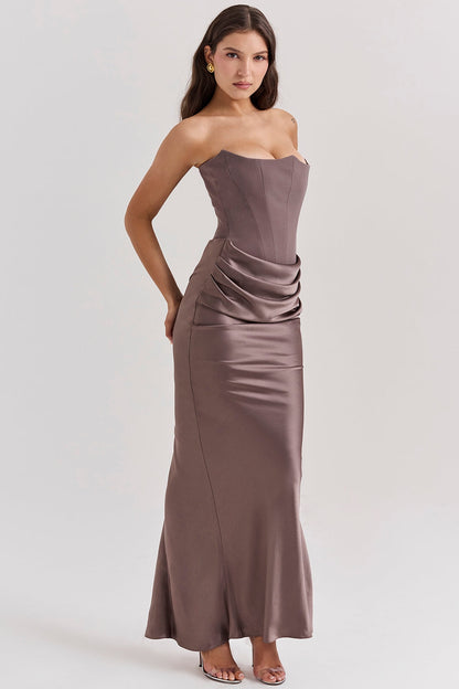 LILLY STRAPLESS CORSET DRESS